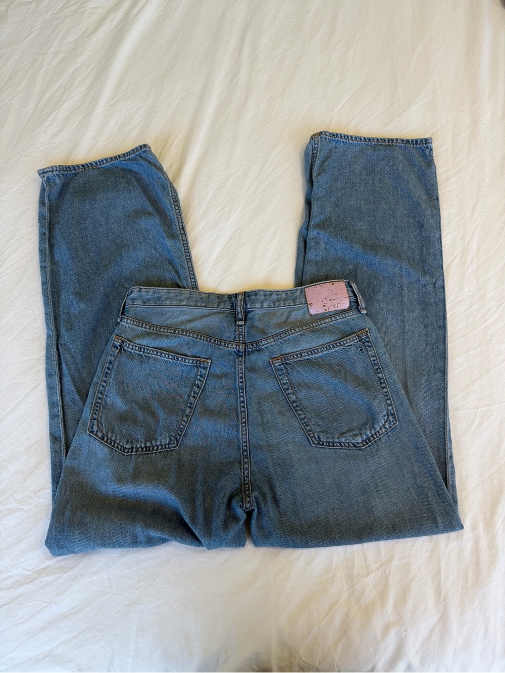 Rag & Bone Logan Mid Rise Wide Leg Featherweight Jeans - Picture 7 of 8
